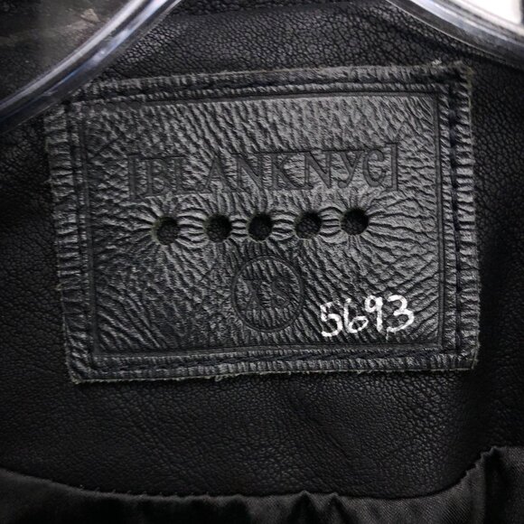 BlankNYC Black Faux Leather Biker Jacket (see pics) - Picture 3 of 8
